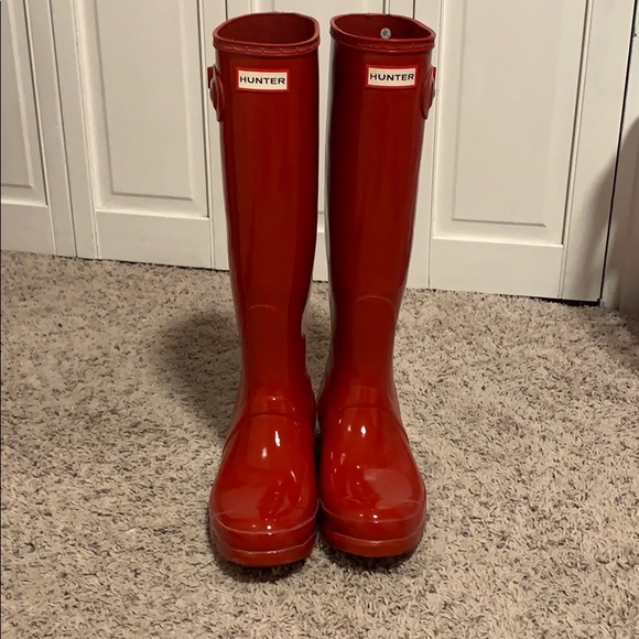 Hunter | Shoes | Tall Red Hunter Boots 